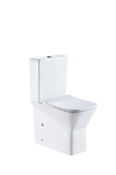 two piece sanitary ware rimless automatic ceramic bathroom back to wall toilet