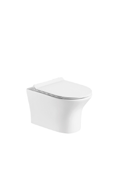 European sanitary ware cheap hanging rimless p trap washdown modern ceramic wc wall mounted drain square wall hung toilet bowl