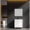 PVC MDF shaker door floor bathroom cabinet cambination BC750