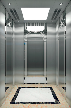 quiet and stable gearless 630 kg passenger elevator for residential