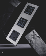 D2 Aluminum brushed metal panel