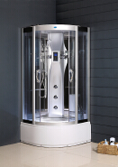 Luxury Enclosed Bath Steam Shower Cabins, Wet Sauna Steam Shower Rooms Combination for Indoor Bathroom