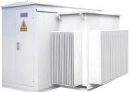 Photovoltaic/wind power box type substation