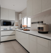 Best Seller Elegant Top Quality Personalized Design Kitchen Melamine Cabinet