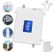 Cell Phone Signal Booster 4G LTE 3G 2G Tri Band 8 1 3 Cellular Amplifier Network Repeater Boost Voice and Data for Home Office
