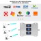Tri Band Mobile Signal Booster 2g/3g/4g Lte 900 1800 2100Mhz Mobile Signal Repeater Phone Signal Booster