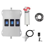 Tri Band Mobile Signal Booster 2g/3g/4g Lte 900 1800 2100Mhz Mobile Signal Repeater Phone Signal Booster