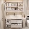 Rubber wood bathroom cabinet