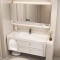 Rubber wood bathroom cabinet