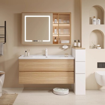 005 Solid wood bathroom cabinet