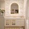 PL015 solid wood bathroom cabinet