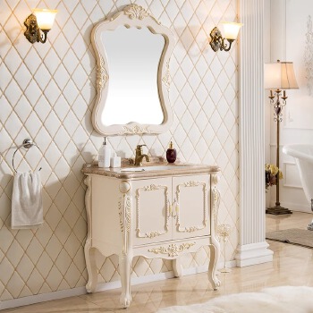 004 Solid wood bathroom cabinet