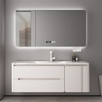 002 solid wood bathroom cabinet