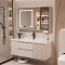 PL016 solid wood bathroom cabinet