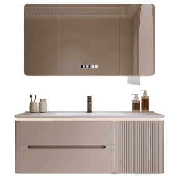 PL010 solid wood bathroom cabinet