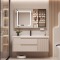 PL016 solid wood bathroom cabinet