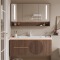 PL017 solid wood bathroom cabinet