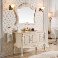 004 Solid wood bathroom cabinet
