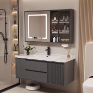 PL016 solid wood bathroom cabinet