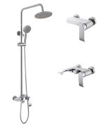 DNS Electroplated bathroom faucet hardware kits sets