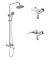 DNS Electroplated bathroom faucet hardware kits sets