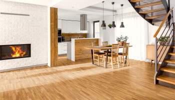 OAK KNOTTY 4 mm with solid wood core