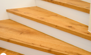 Type F wooden steps with edges