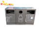 Stainless steel trash bin