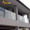 Stainless steel column glass railing