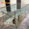 Stainless steel column glass railing