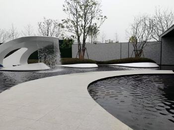 Sesame White Granite Paving stone tiles