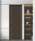 Bamboo charcoal fiber doors