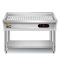 Insulation table, commercial electric heating vertical stainless steel meal selling table for street stalls, heat preservation meal selling table for canteens, restaurants and food trucks