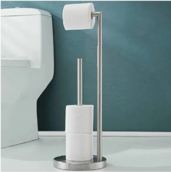 Gold Paper Roll Holder Free Standing Bathroom Toilet holder
