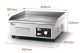 Electric griddles for commercial use GB-2021