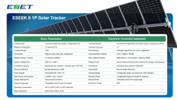 ESEEK II 1P Solar Tracker