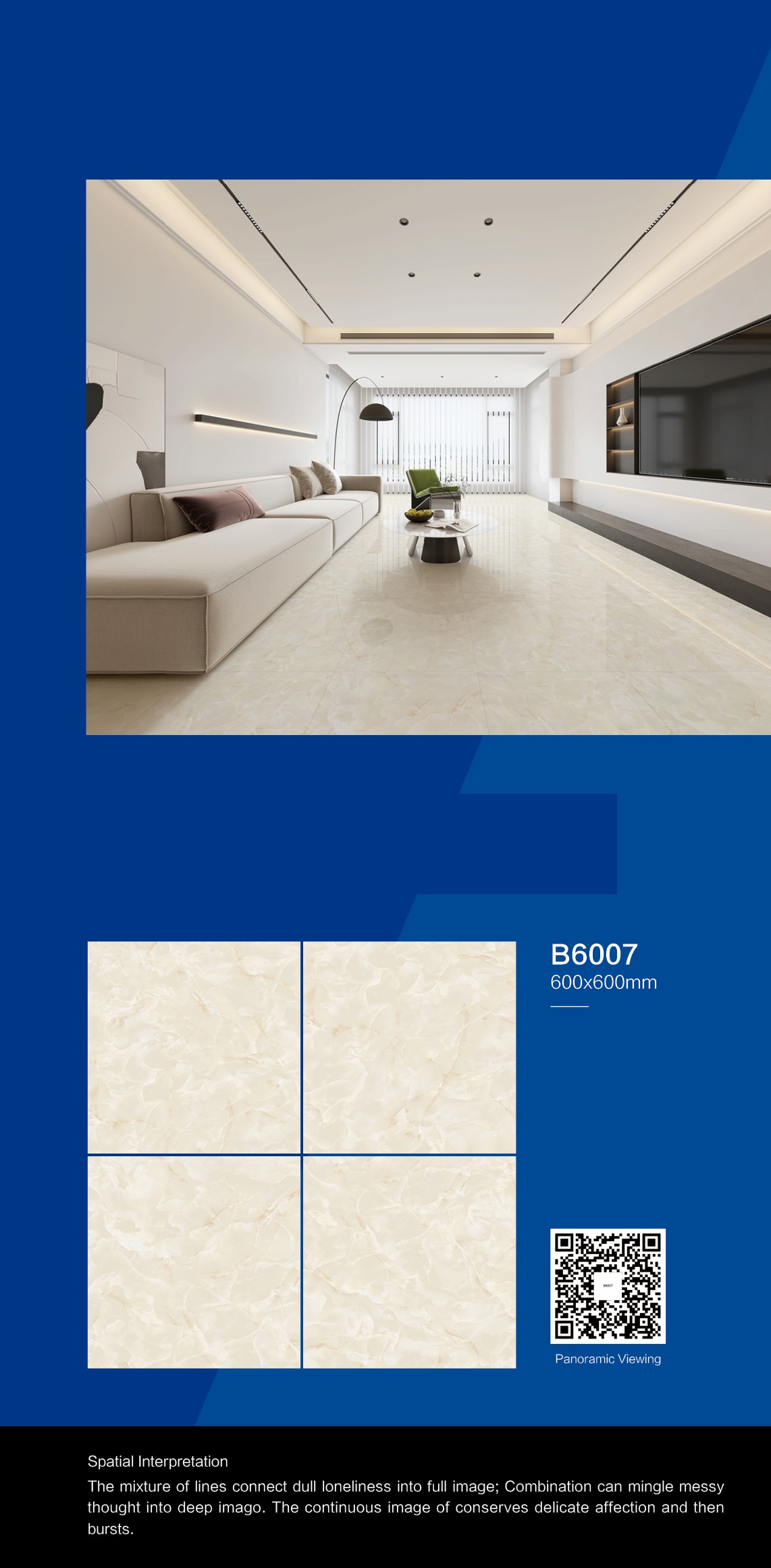 Polished Glazed Tiles & Marble Look Tiles