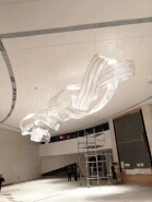 Custom crystal lamp