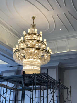 Hotel villa custom lighting