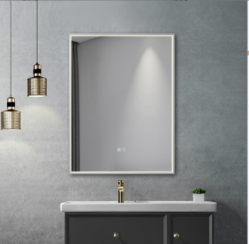 60X80cm Modern Design Wall Mounted CE Approved Rectangle LED Bathroom Mirror  S-4679S