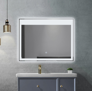 80X60cm Modern Design Wall LED Bathroom Mirror S-4622