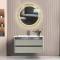 Wall Mounted Water proof Aluminum Alloy Bathroom Storage Bathroom Vanity with Mirror