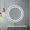 80X80cm Round Beauty Salon Mirror Motion Sensor with Lights Anti Fog