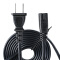 220V 16A national standard two-prong power cord, extension cord for small household appliances and adapter plugs, hair dryer power cord.