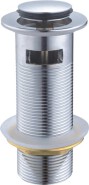 Cupc Bathroom Basin Sink Drain Pop up Drainer with Overflow Stainless Steel Pipe NX-C128