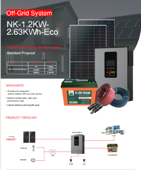 NK-1.2KW-2624Wh-Eco Off-Grid Solar System