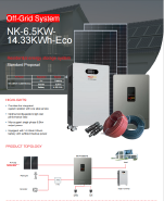 NUK--6.5KW-14.33KWh Off-Grid Solar System