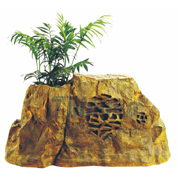 Thinuna LS-519 Waterproof Coaxial Garden Outdoor Speaker 50 Watts Public Address System Rock Shaped Speaker