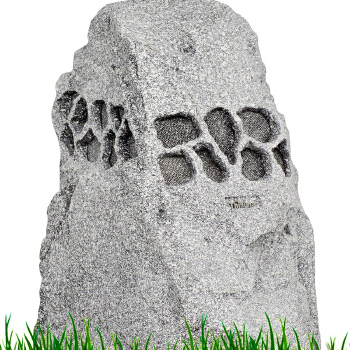 Thinuna LS-507 6.5 Inch Waterproof Coaxial Garden Outdoor Speaker 30 Watts Public Address System Rock Shaped Speaker