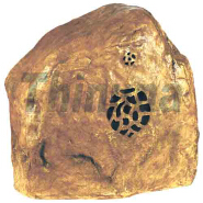 Thinuna LS-521 8 Inch Waterproof Coaxial Garden Outdoor Speaker 80 Watts Public Address System Rock Shaped Speaker